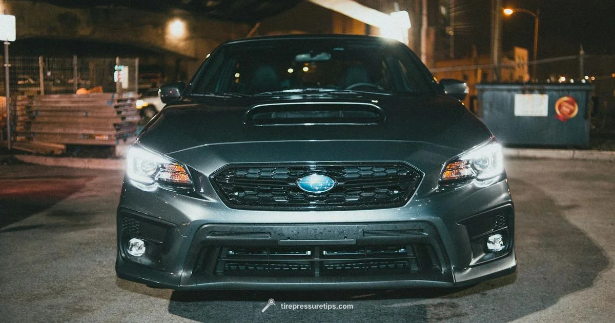 Forester Tire Pressure - Tire Pressure Tips