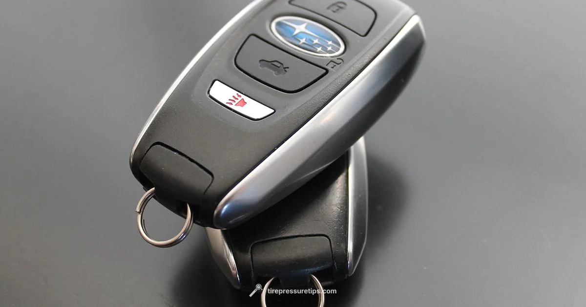 TPMS Reset Subaru - Tire Pressure Tips