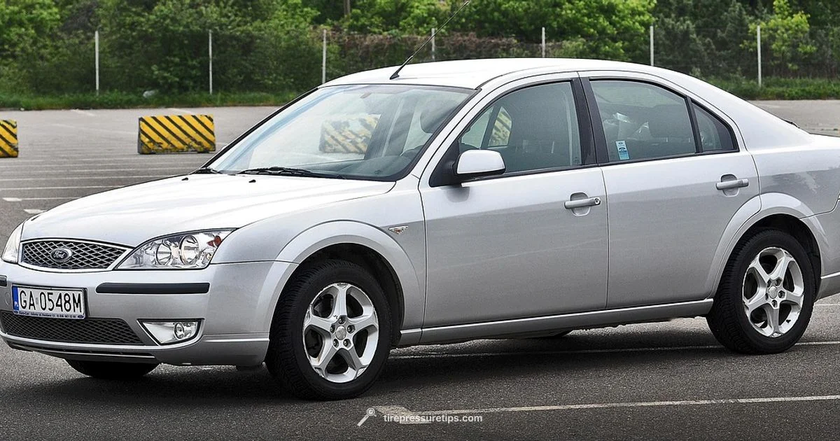 Mondeo Tyre Pressure - Tire Pressure Tips