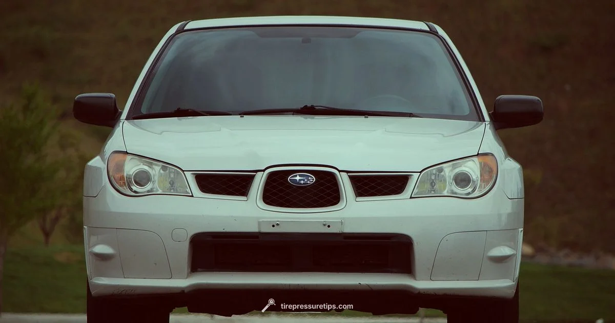 Outback Tyre Pressure - Tire Pressure Tips