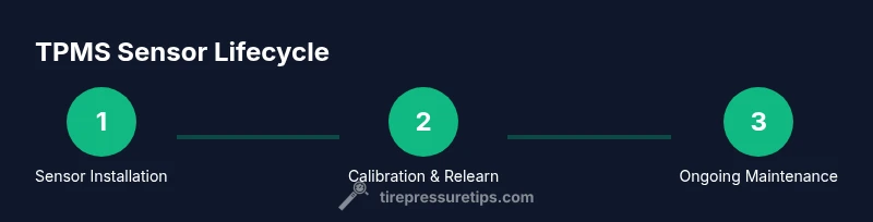 Process flow for TPMS sensor lifecycle