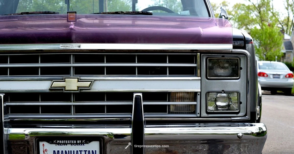 Silverado TPMS Guide - Tire Pressure Tips