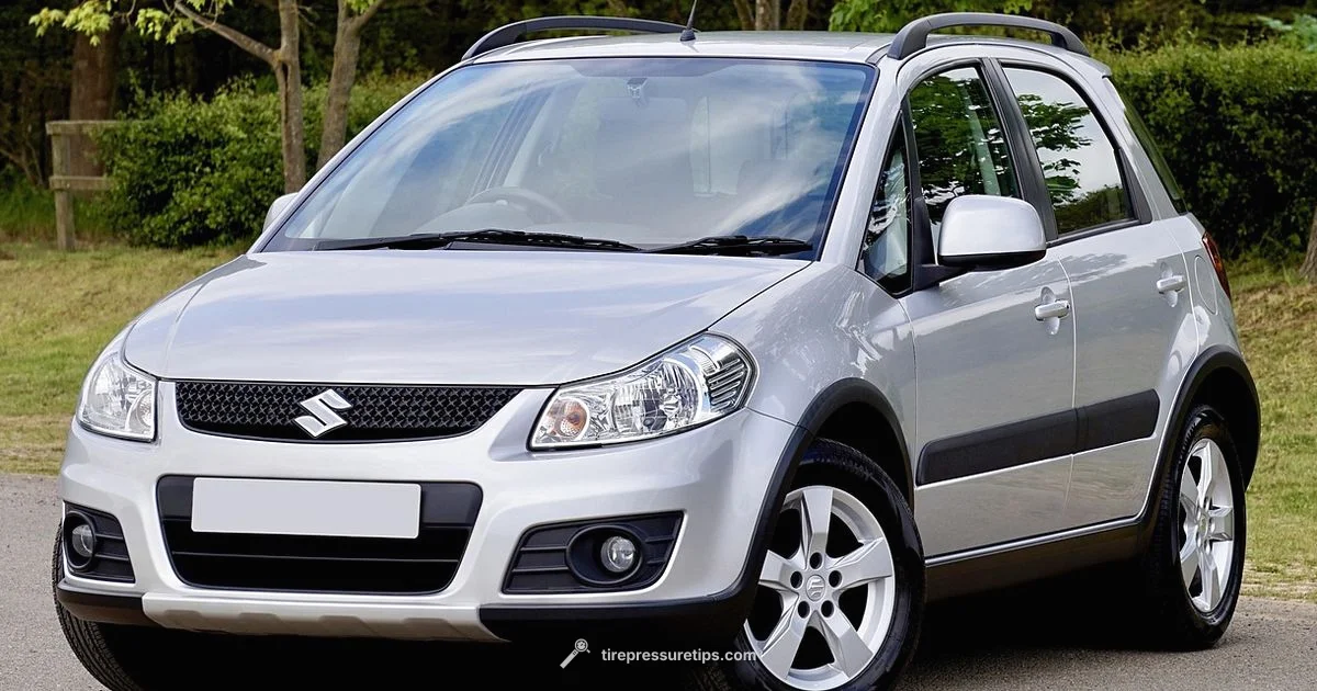 SX4 Tyre Pressure Guide - Tire Pressure Tips