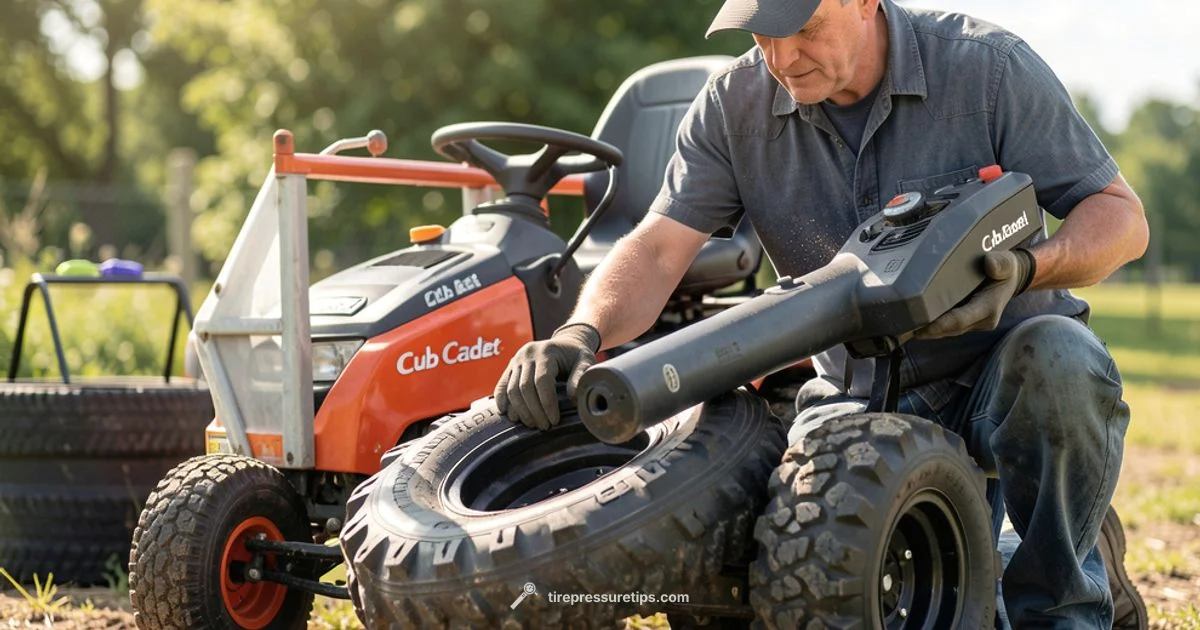 Cub Cadet Tire Check - Tire Pressure Tips