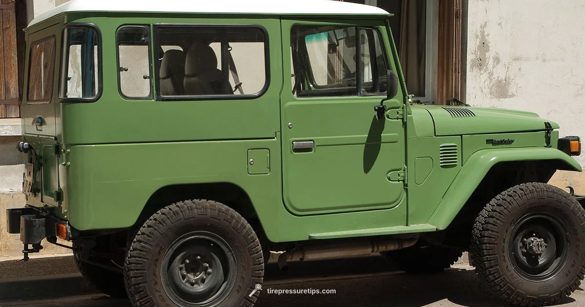 Tire Pressure for 4Runner - Tire Pressure Tips