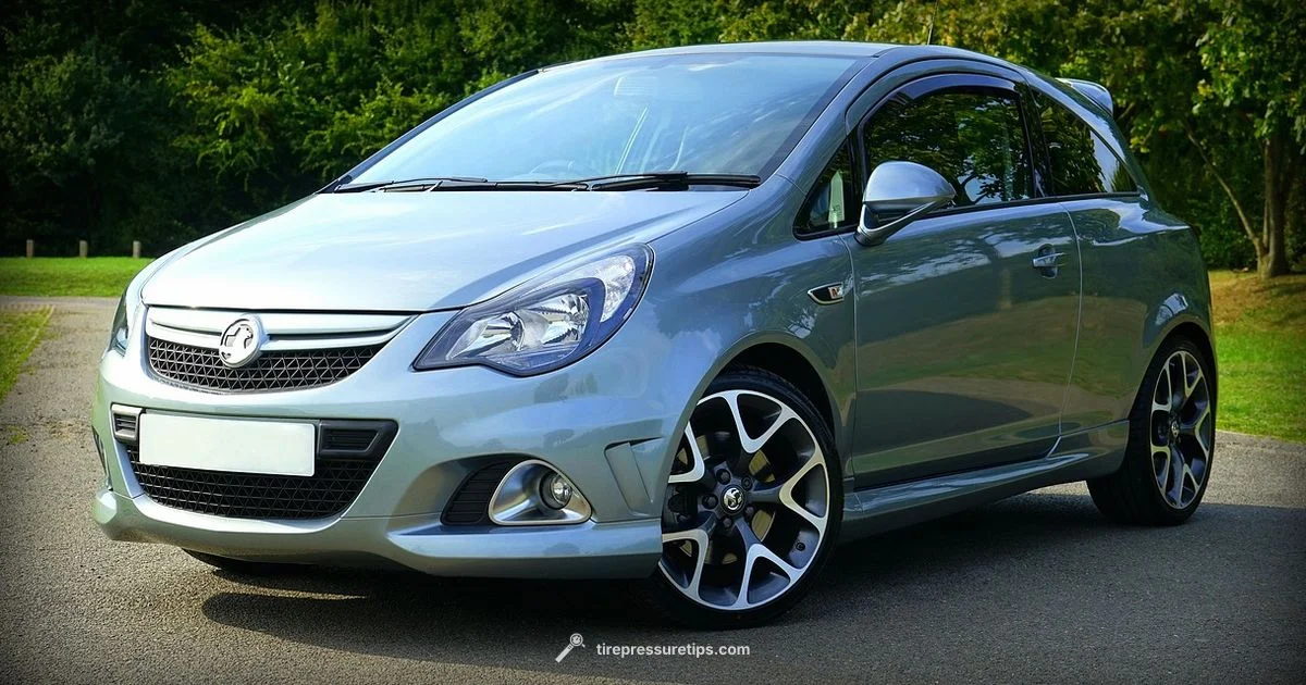 Corsa Tyre Pressure Guide - Tire Pressure Tips