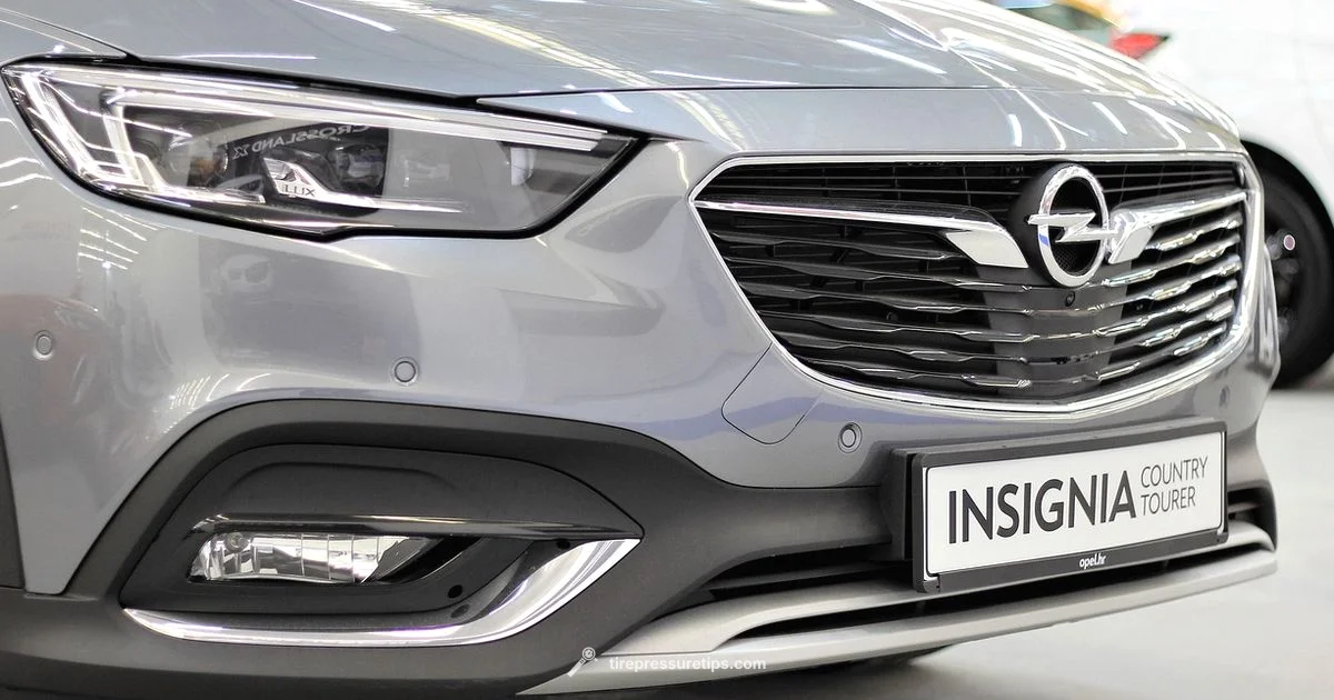 Insignia Tyre Pressure - Tire Pressure Tips