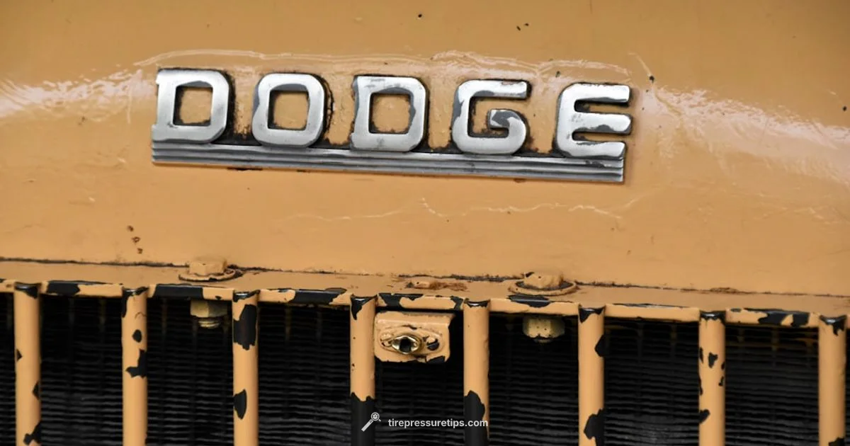 Dodge Ram TPMS Sensor - Tire Pressure Tips