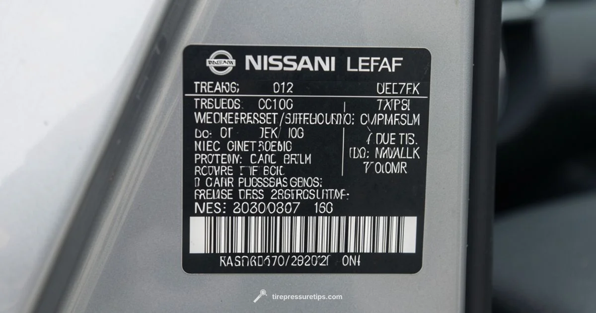 Nissan Leaf Tire Pressure - Tire Pressure Tips