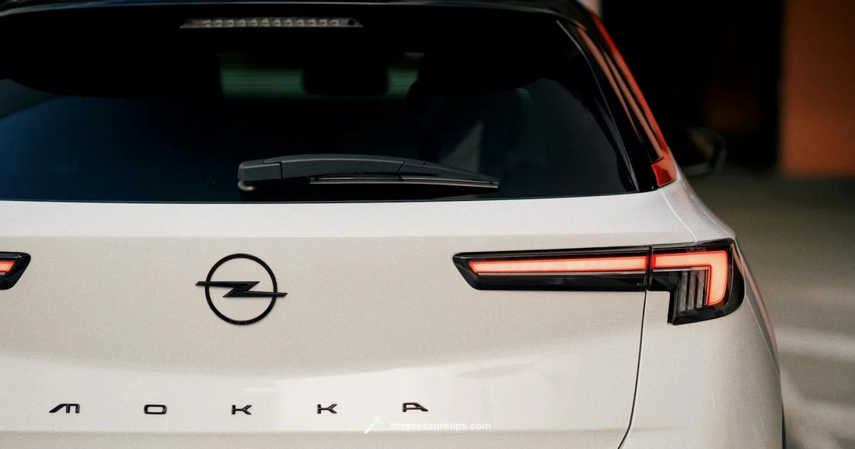 Tyre Pressure Mokka - Tire Pressure Tips