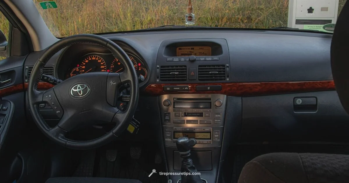 Avensis Tyre Pressure Guide - Tire Pressure Tips