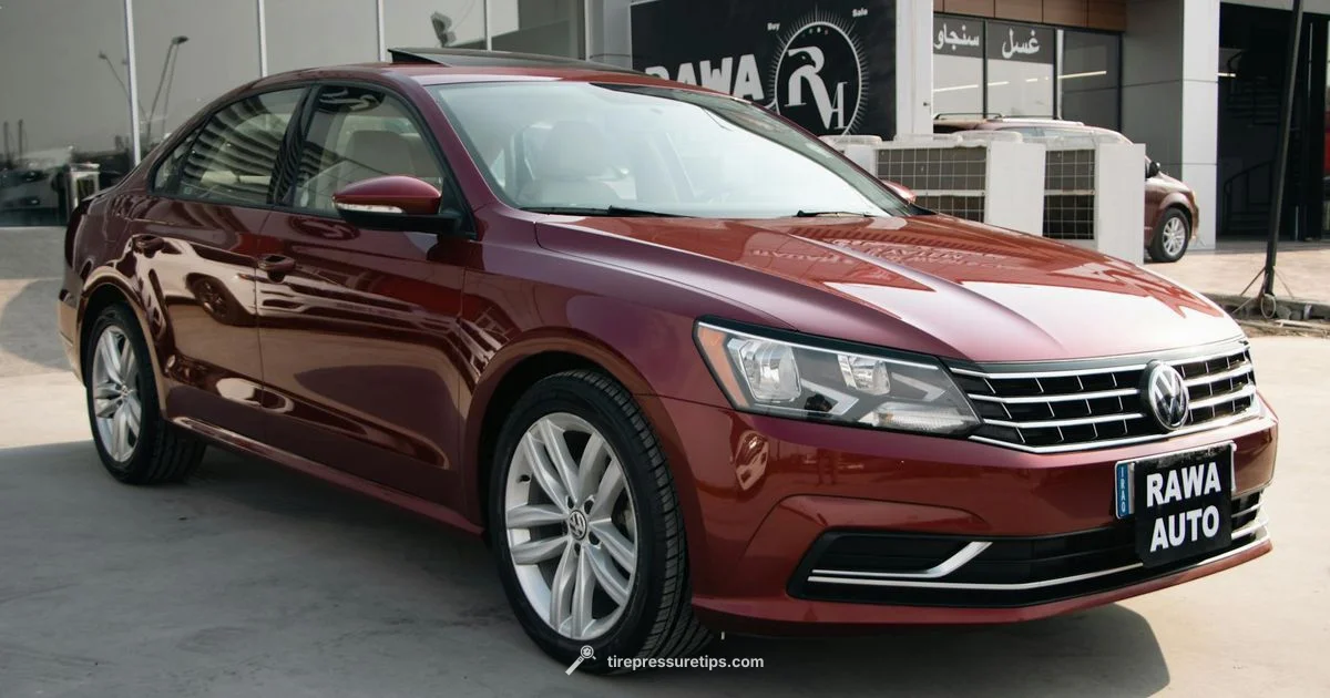 VW Passat Tire Pressure - Tire Pressure Tips