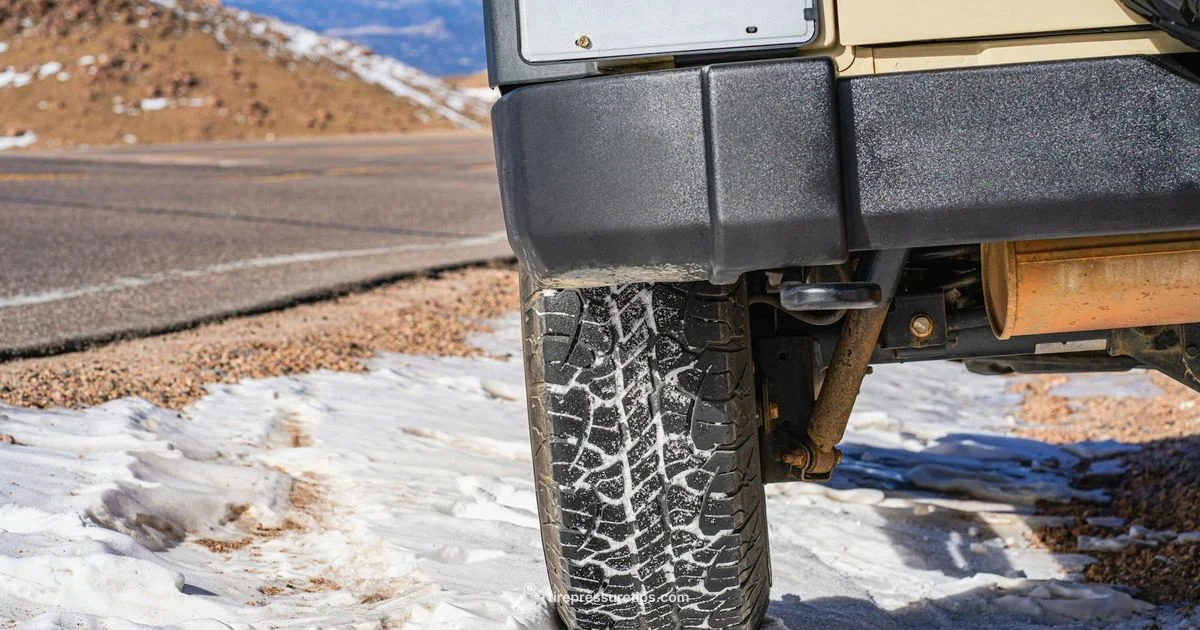 SUV Tire Pressure Tips