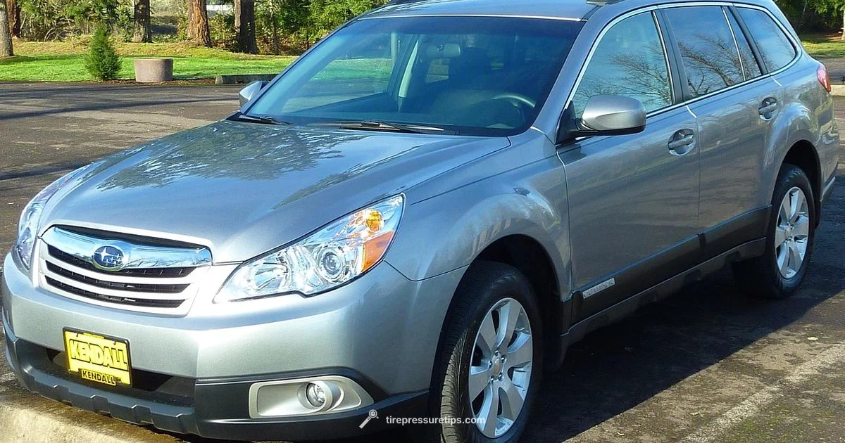 Outback Tire Pressure - Tire Pressure Tips