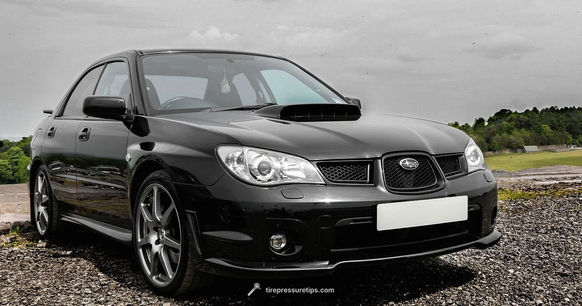 Subaru TPMS Reset - Tire Pressure Tips