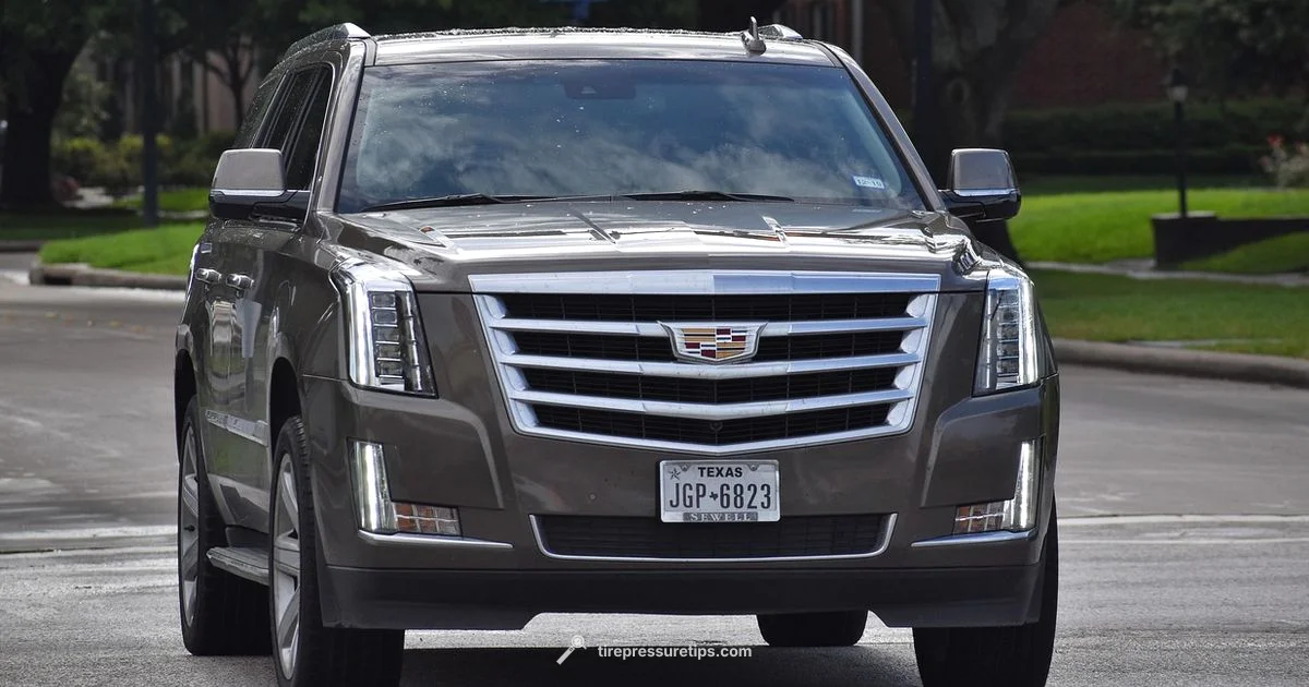 Escalade Tire Tips - Tire Pressure Tips