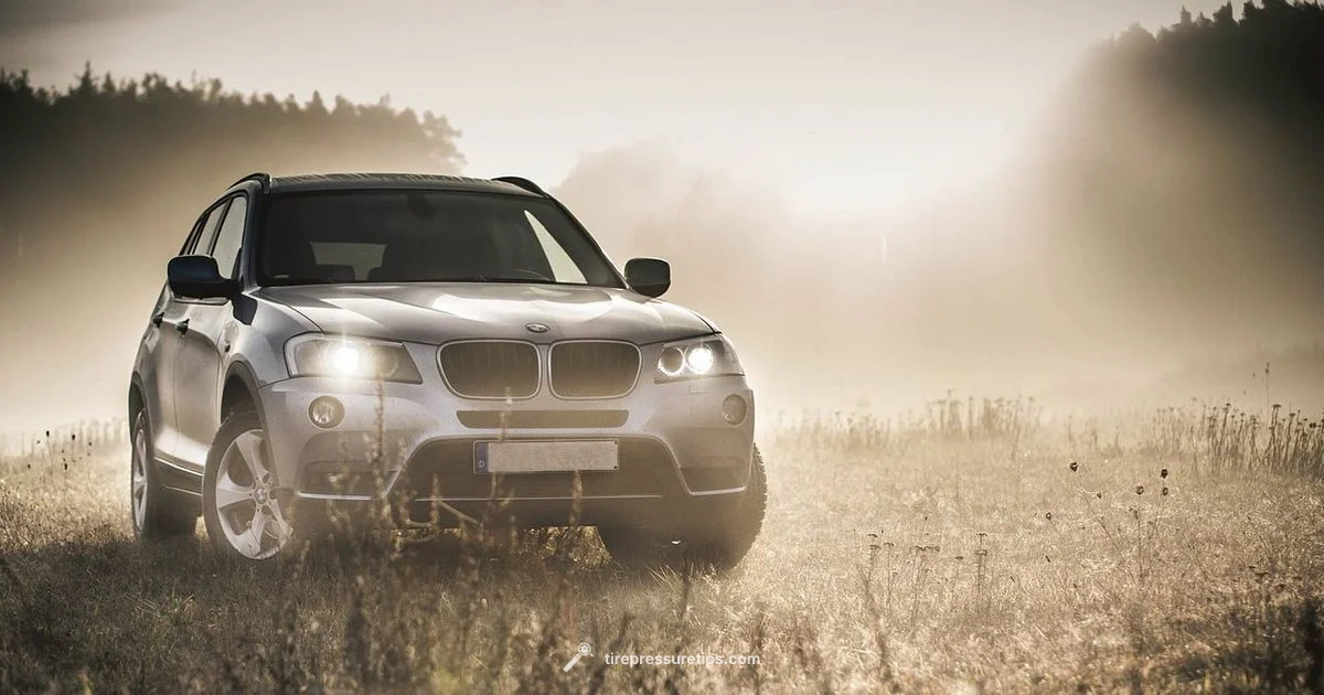 BMW X3 Tire Check - Tire Pressure Tips