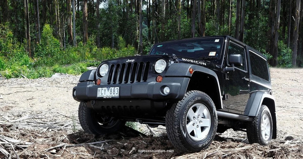 Tire Pressure Jeep Wrangler - Tire Pressure Tips