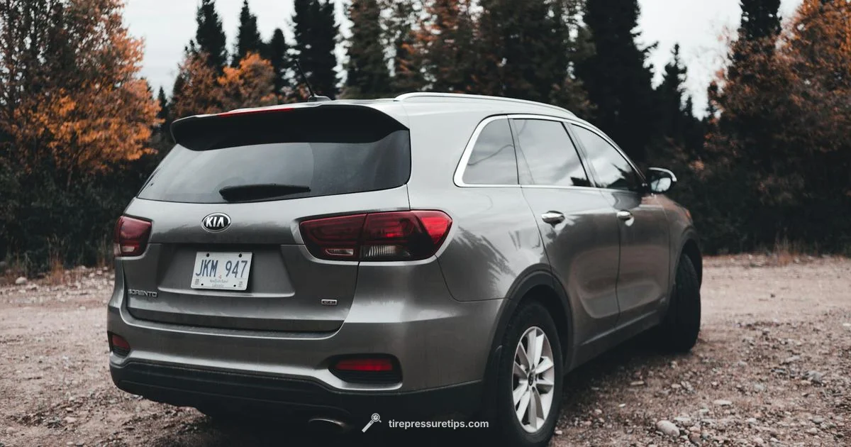Sorento Tire Pressure - Tire Pressure Tips