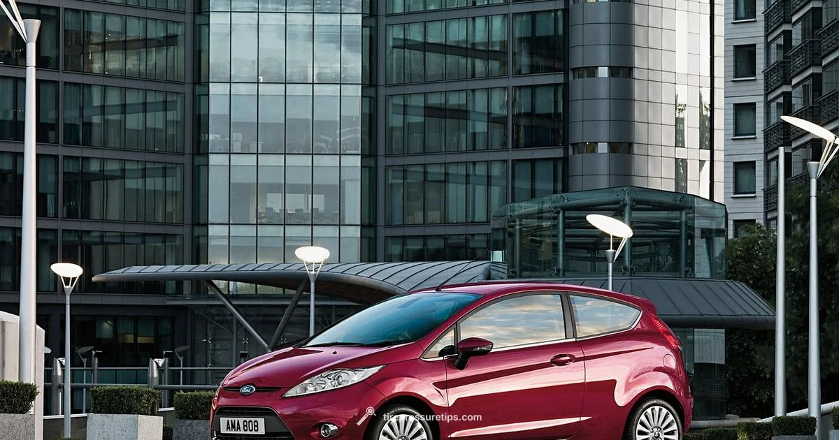 Ford Fiesta Tyre Pressure - Tire Pressure Tips